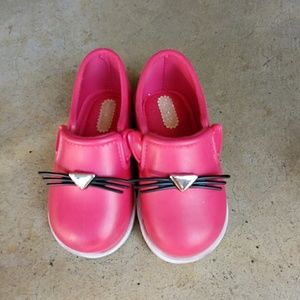 Toddler Mini Melissa Hot Pink Cat Shoes